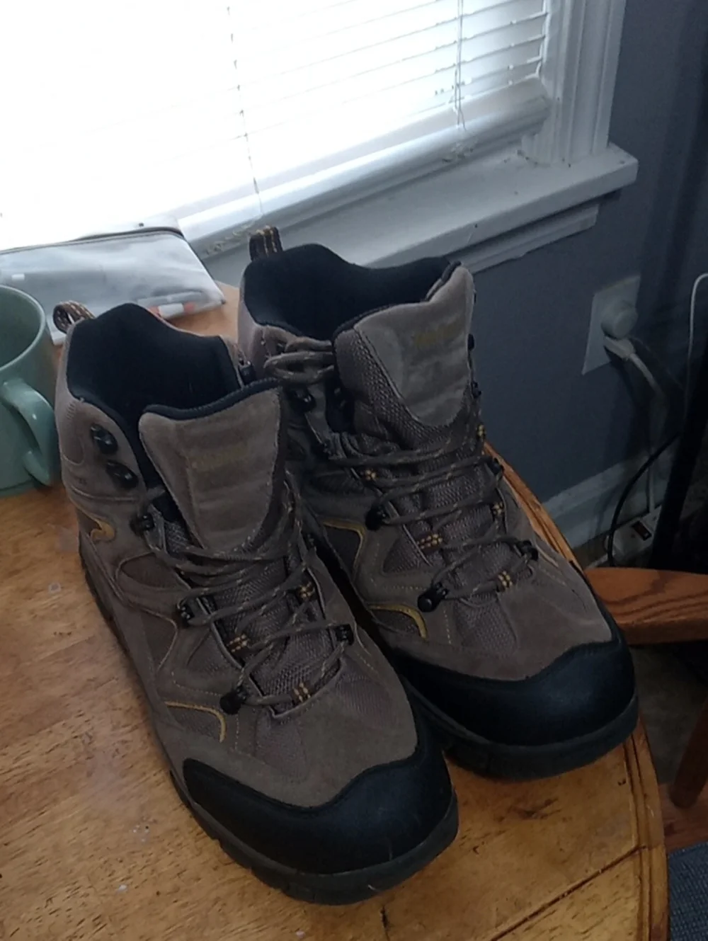 Northside Men's Brown and Black Lace-Up Outdoor Boots